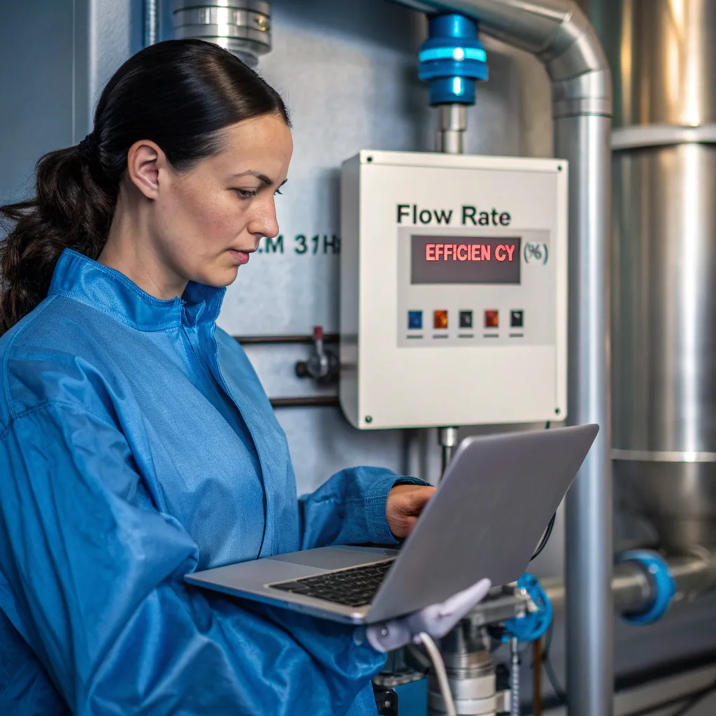 عملکرد پمپ‌ های سانتریفیوژ صنعتی با پارامتر دبی 2