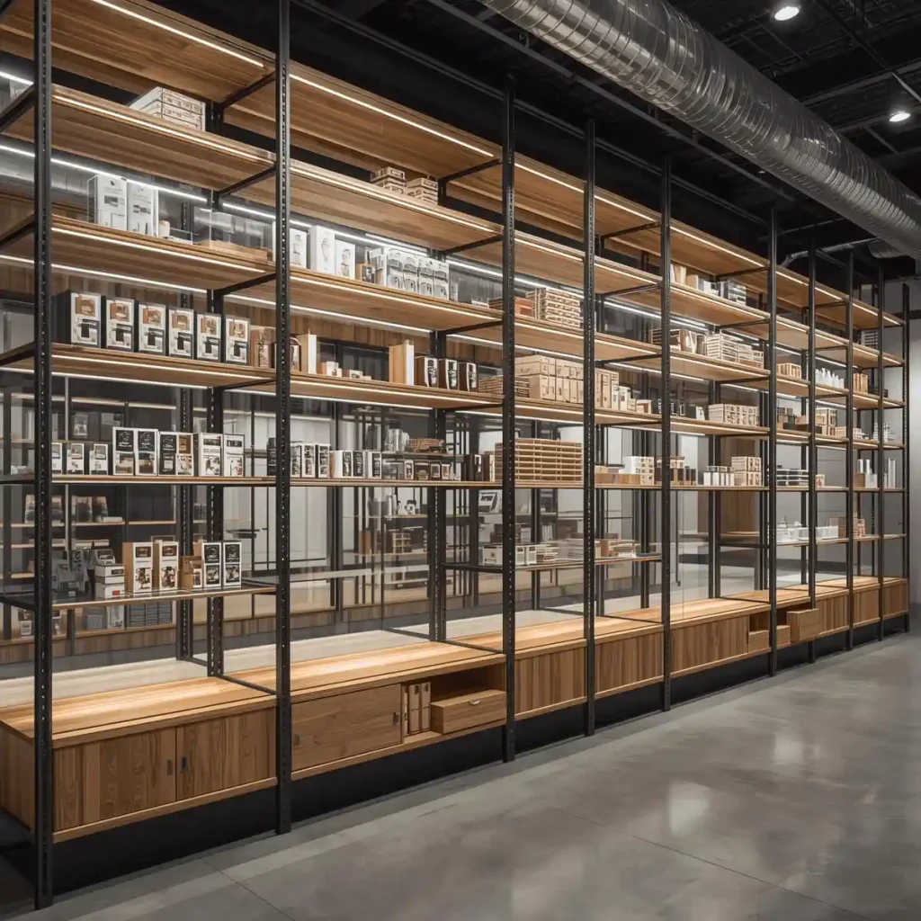ترندهای جدید در طراحی قفسه های فروشگاهی و صنعتی