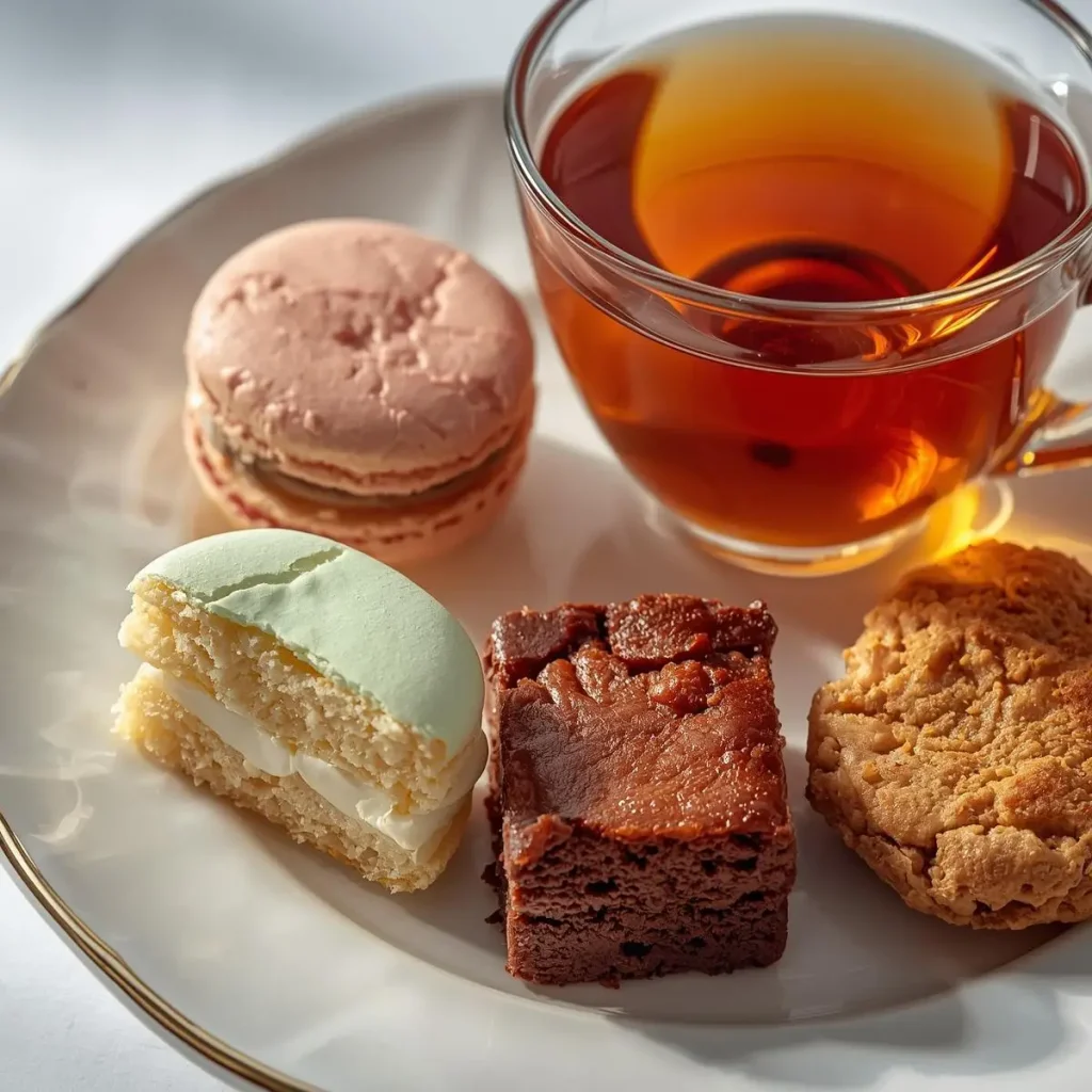 ترکیب 4 نوع شیرینی با چای که طعم بهشت می دهند