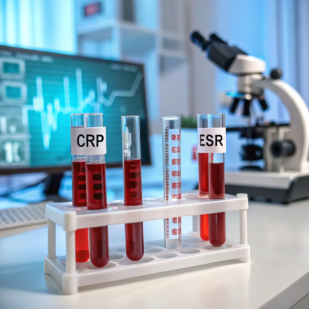 تست التهاب و نشانگرهای CRP و ESR
