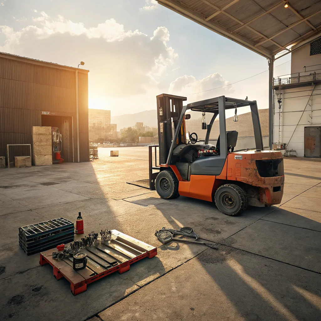 تعمیر و سرویس تخصصی لیفتراک دیزلی ۳ تن در رباط کریم