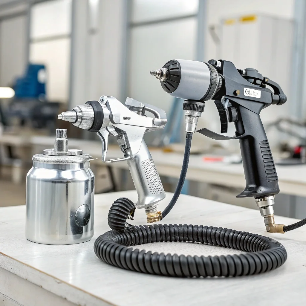 تفاوت بین پیستوله بادی و برقی در رنگ‌ آمیزی