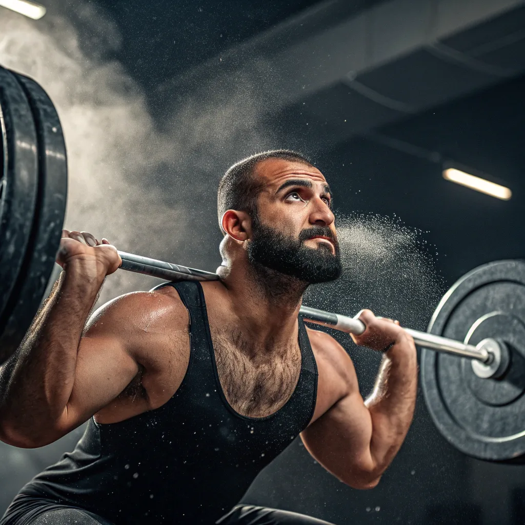 تمرینات پاورلیفتینگ برای افزایش رکورد در حرکات اسکات 1 پاورلیفتینگ برای افزایش رکورد در حرکات اسکات 2