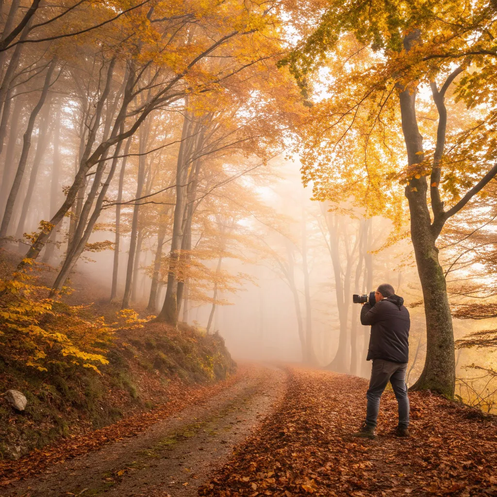 جنگل ناهارخوران با لوکیشن عکاسی پاییزی 2