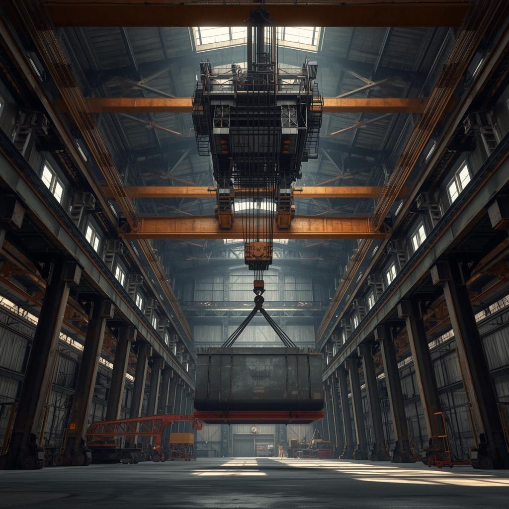 خدمات اجاره جرثقیل سقفی سنگین در اصفهان