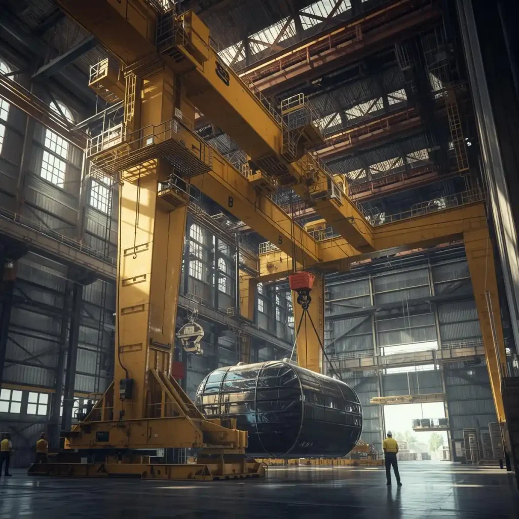 خدمات اجاره جرثقیل سقفی سنگین در تهران