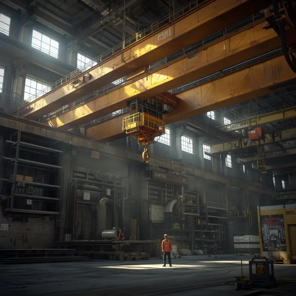 خدمات اجاره جرثقیل سقفی سنگین در تهران