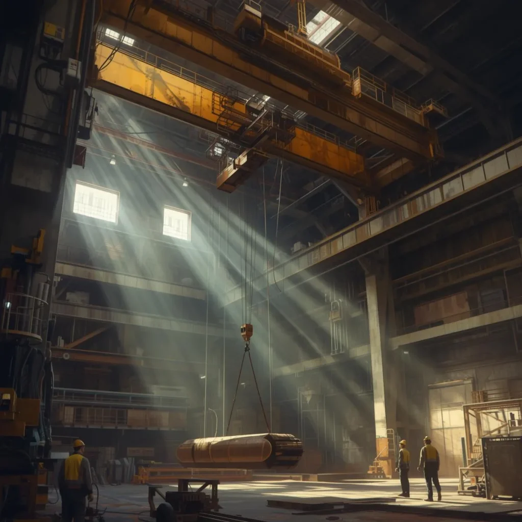 خدمات اجاره جرثقیل سقفی سنگین در مشهد