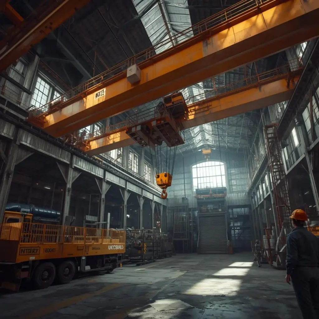 خدمات اجاره جرثقیل سقفی سنگین در مشهد