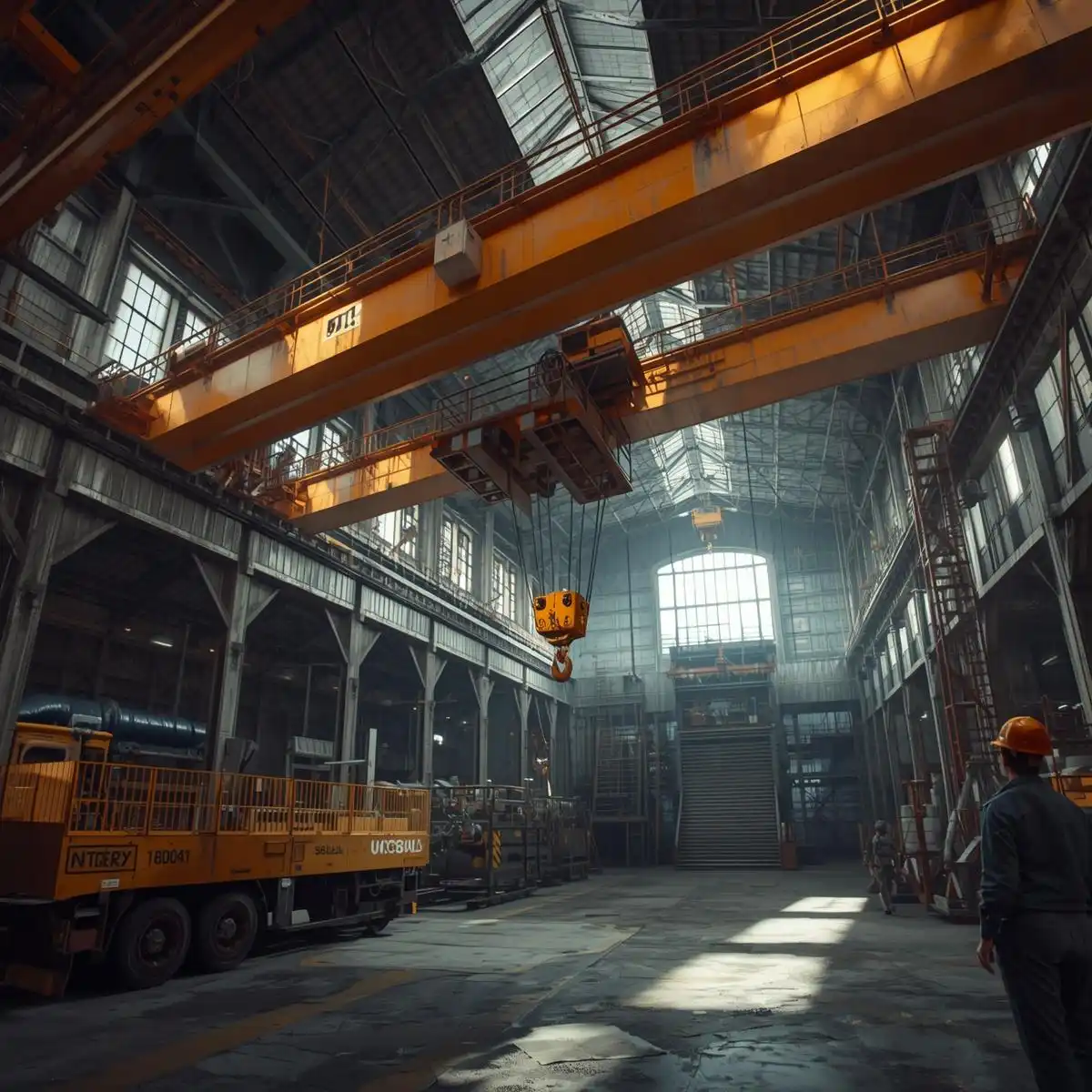 خدمات اجاره جرثقیل سقفی سنگین در مشهد