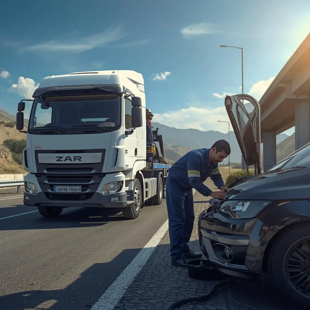 خدمات امداد خودرو سریع در شیراز با عیب یابی رایگان در محل