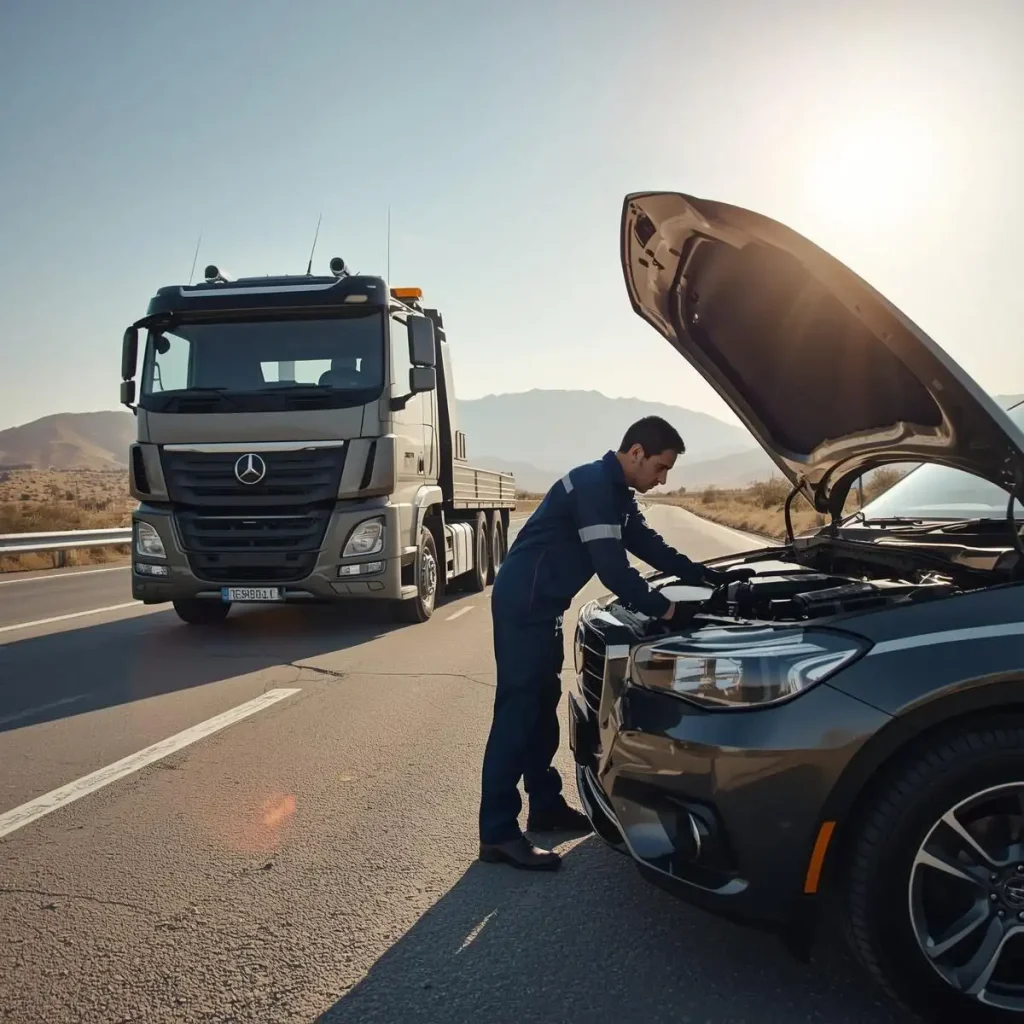 خدمات امداد خودرو سریع در کرمان با عیب یابی رایگان در محل