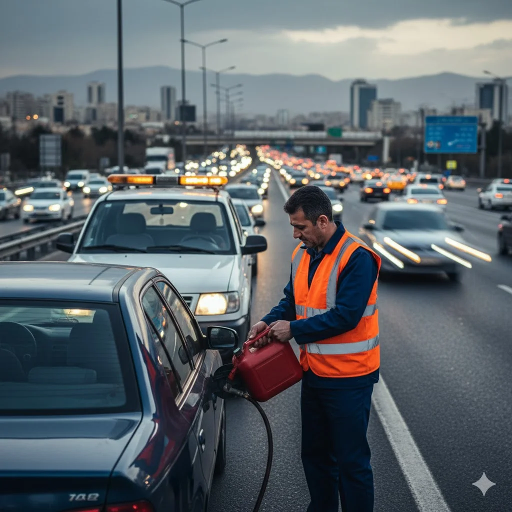 خدمات امداد خودرو و سوخت رسانی در تهران صیاد شیرازی