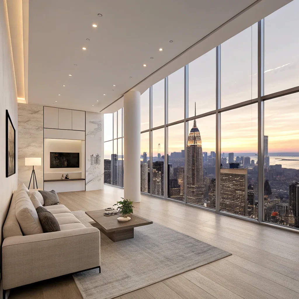 خدمات بازسازی پنت هاوس با سبک مینیمال