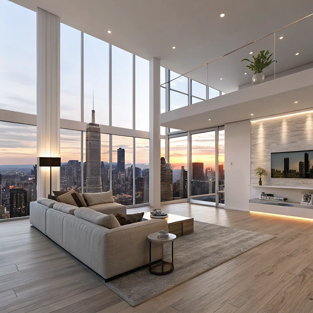 خدمات بازسازی پنت هاوس با سبک مینیمال