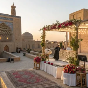 خدمات برگزاری مراسم عروسی در یزد با دی جی رایگان