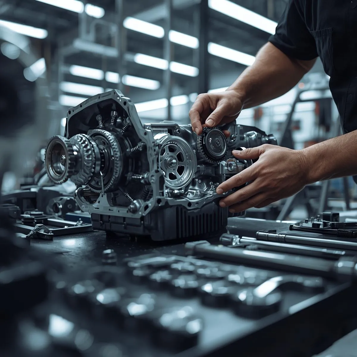 خدمات تعمیر گیربکس در تهران توانیر با عیب یابی رایگان