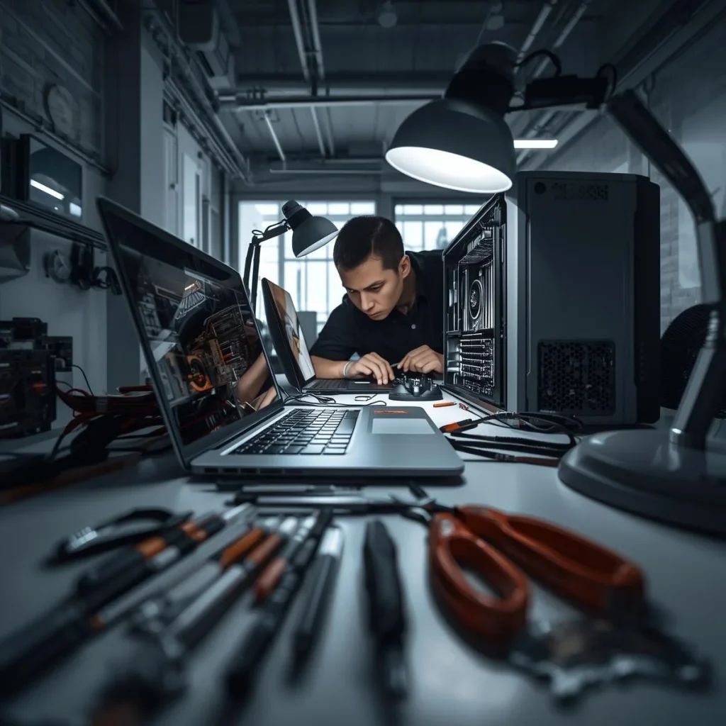 خدمات تعمیرات کامپیوتر و لپ تاپ فوری در تهران میرداماد