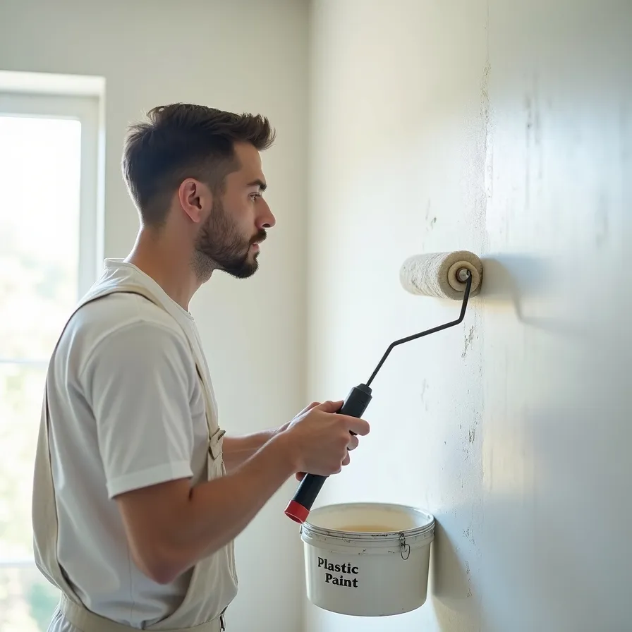 خدمات رنگ پلاستیک زدن دیوار گچی در تهران پاسداران