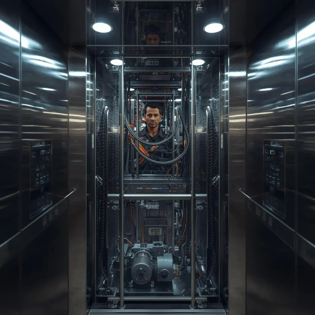 خدمات سرویس آسانسور آپارتمانی در تهران کن