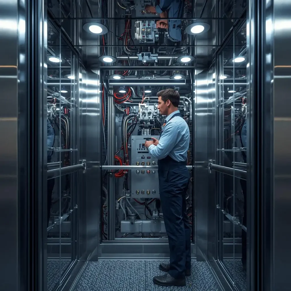 خدمات سرویس آسانسور آپارتمانی در تهران کن