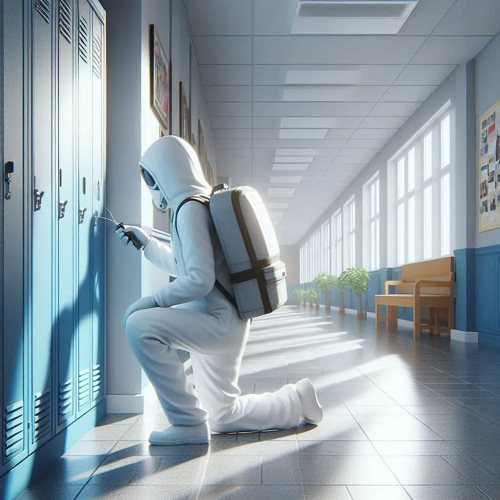 سمپاشی مدارس بدون ایجاد حساسیت در لواسان 1