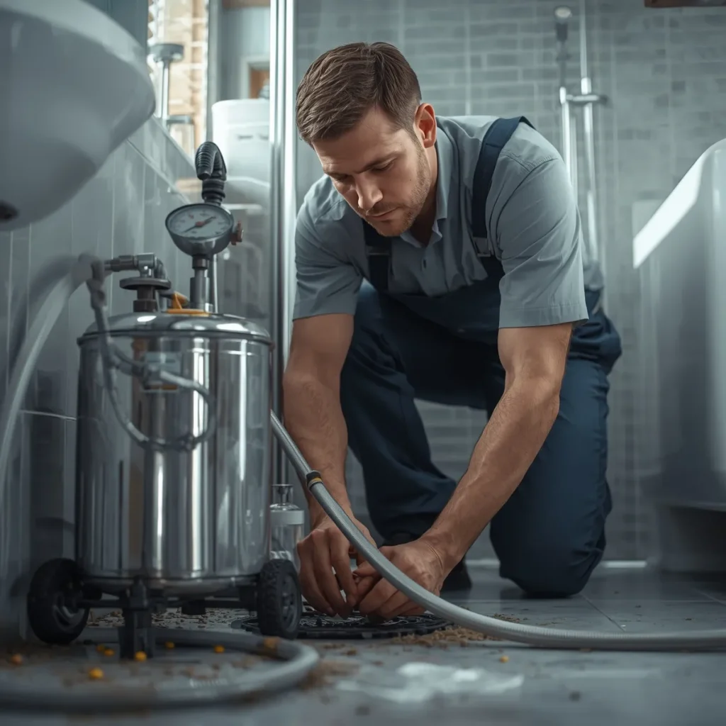 خدمات لوله بازکنی با پمپ تراکم هوا در تهران فلکه دوم صادقیه