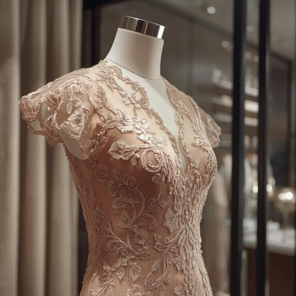 خدمات مزون لباس مجلسی گیپور در مشهد