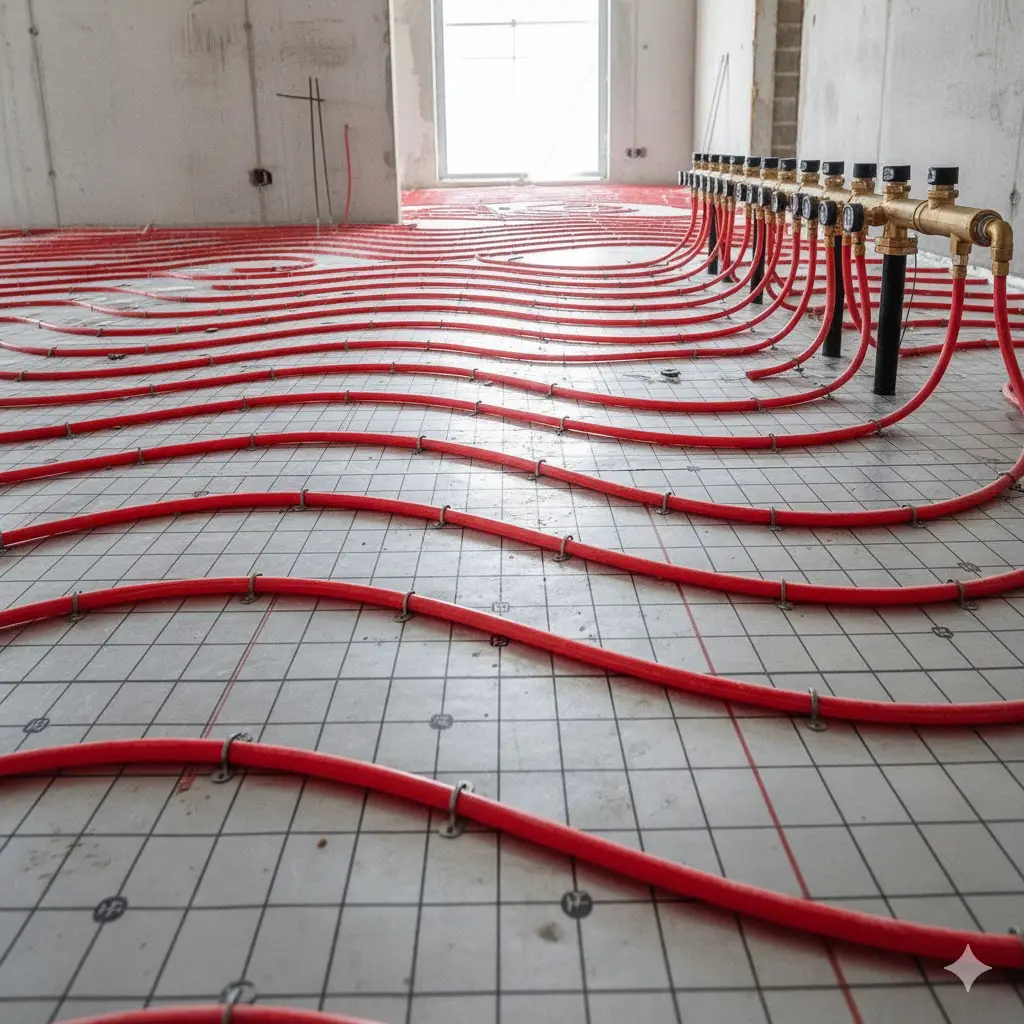 خدمات نصب سیستم گرمایش از کف در شهریار