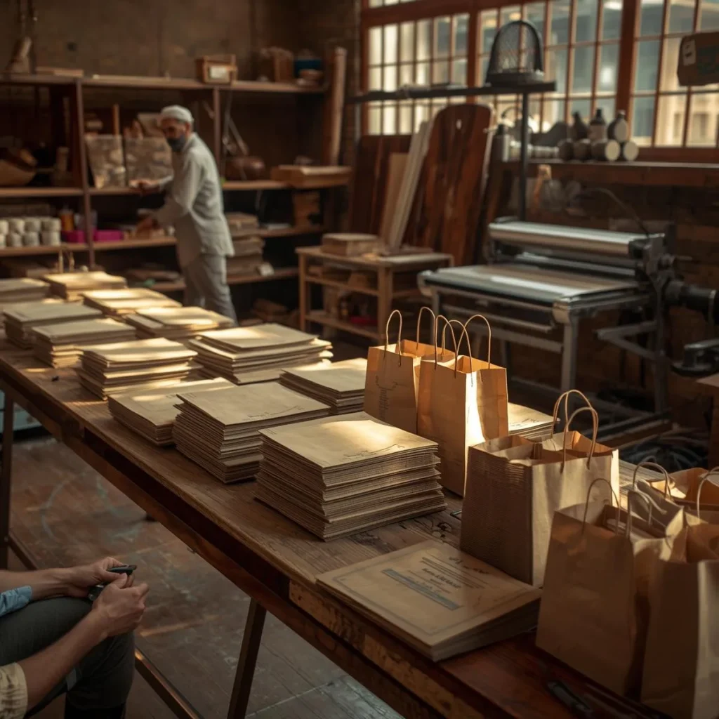 خدمات چاپ ساک دستی کرافت در یزد