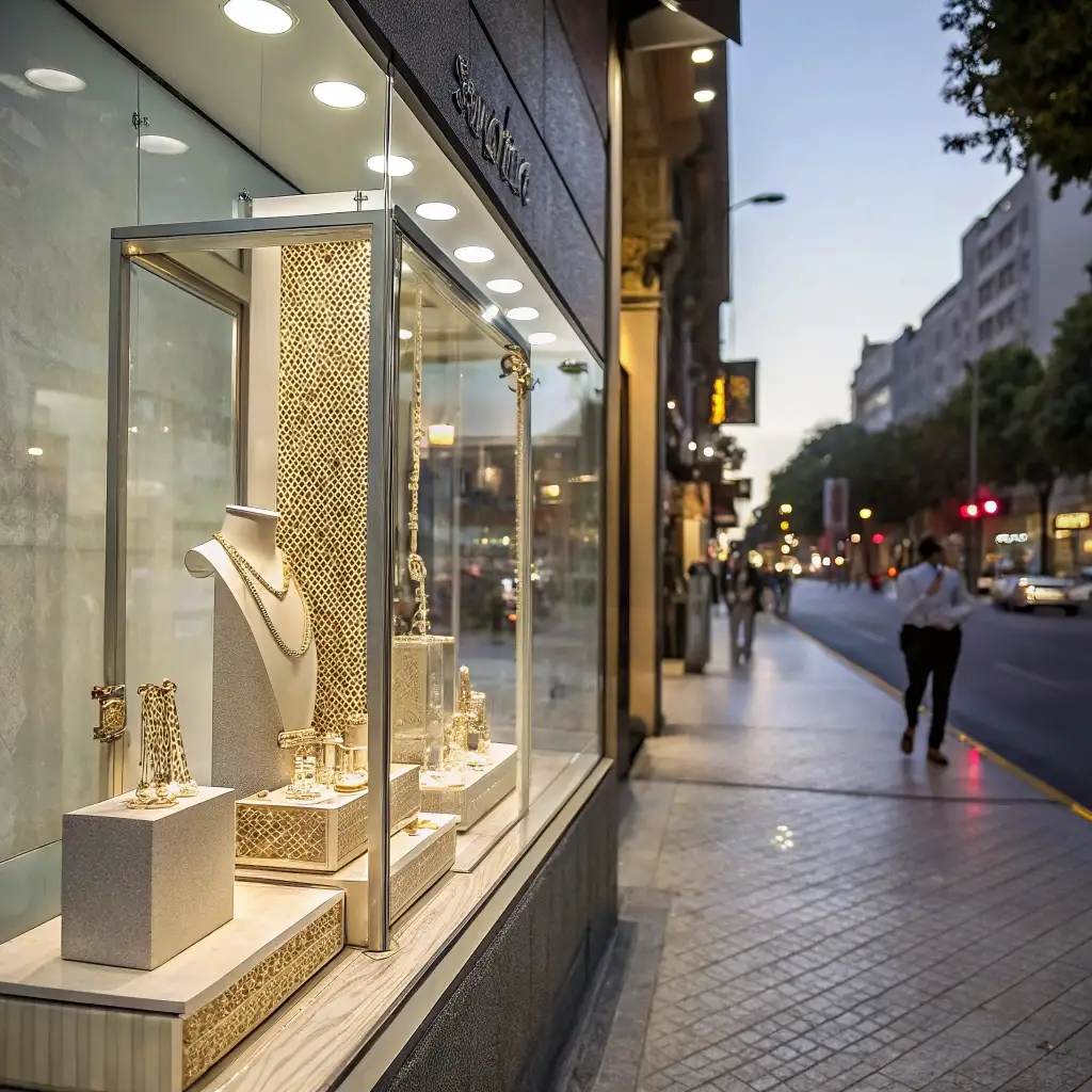 خرید و فروش استند برای ویترین مغازه در تهران ولیعصر