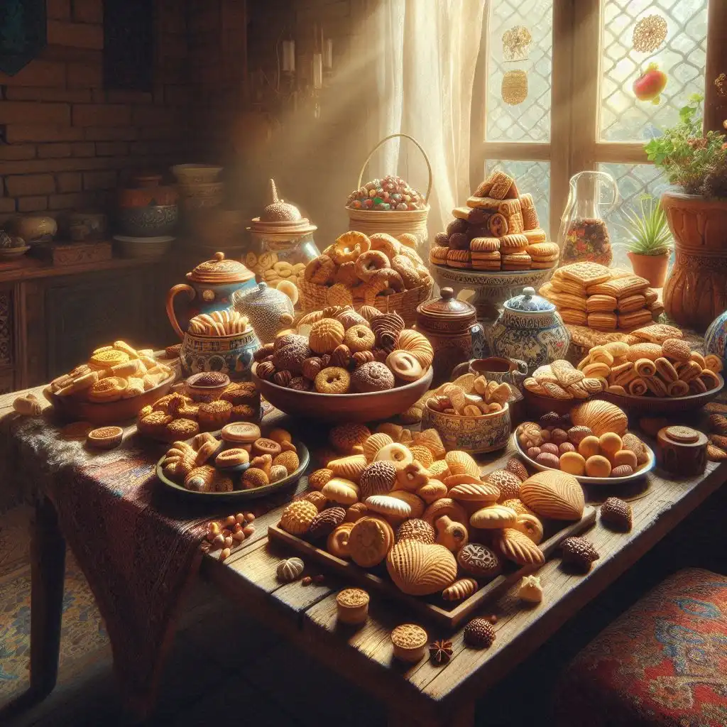 خرید و فروش شیرینی خانگی تازه در کرمان با ارسال رایگان