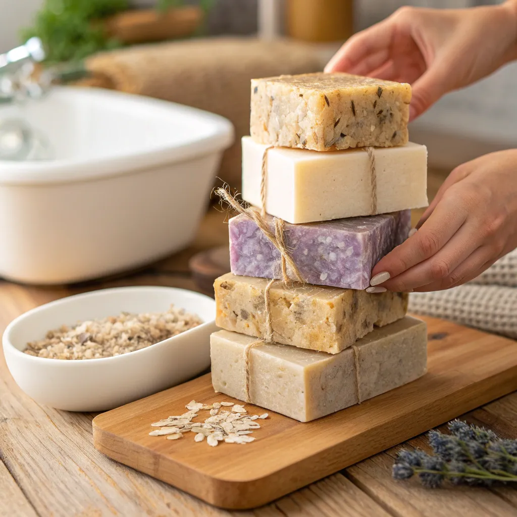 خرید و فروش صابون دست ساز طبیعی بدون سولفات