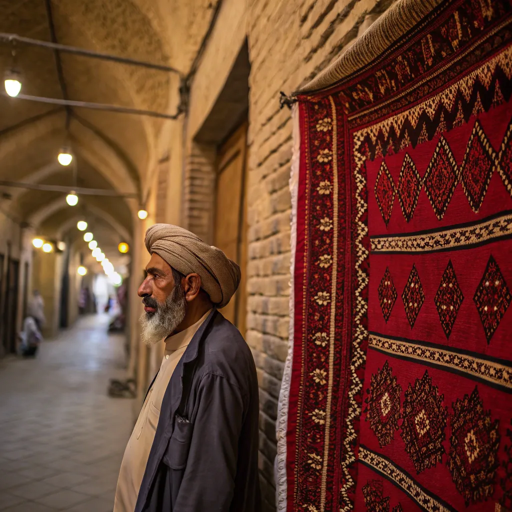 خرید و فروش فرش بلوچی قرمز با نقش اصیل ایرانی