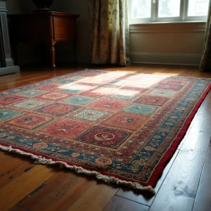 خرید و فروش فرش چهل تکه کاشان در اهواز با 12 ماه گارانتی