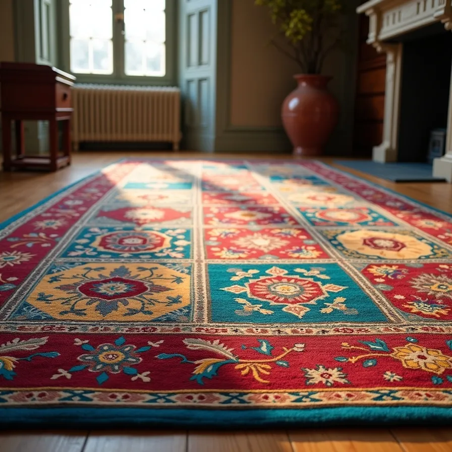 خرید و فروش فرش چهل تکه کاشان در قم با ارسال فوری