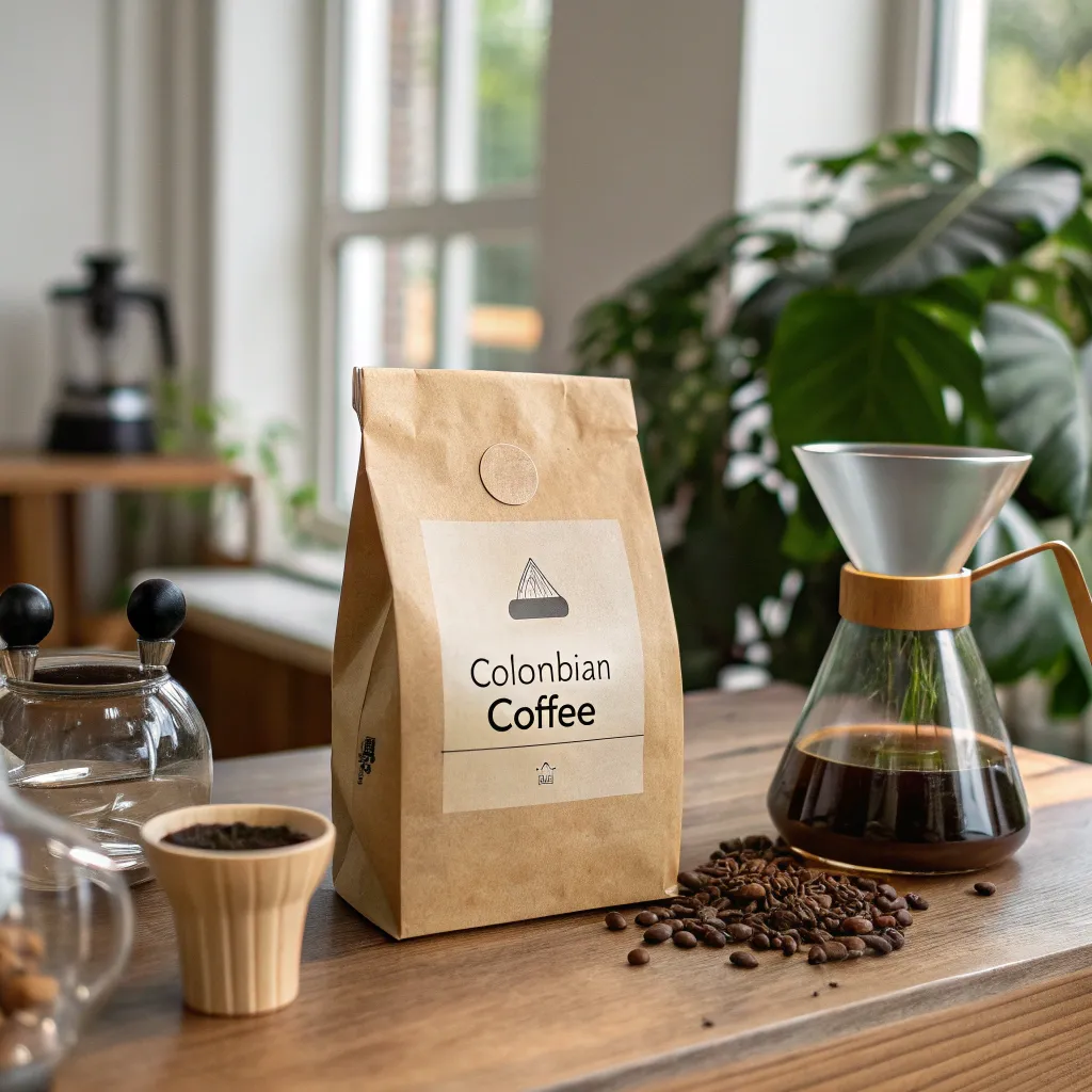 خرید و فروش قهوه کلمبیا مدیوم رست 400 گرمی مناسب دم آوری