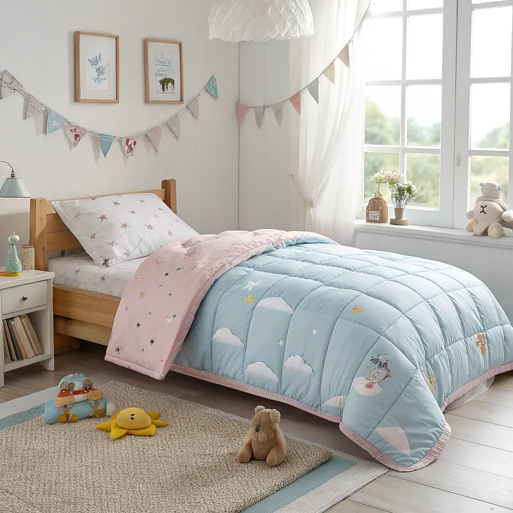 خرید و فروش لحاف کودک با پارچه میکروفایبر 1 و فروش لحاف کودک با پارچه میکروفایبر 2