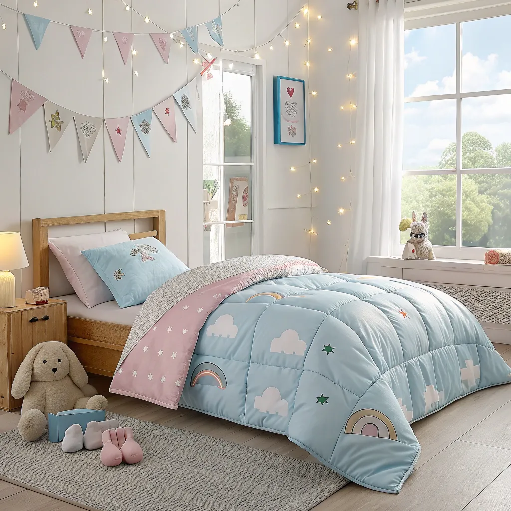 خرید و فروش لحاف کودک با پارچه میکروفایبر