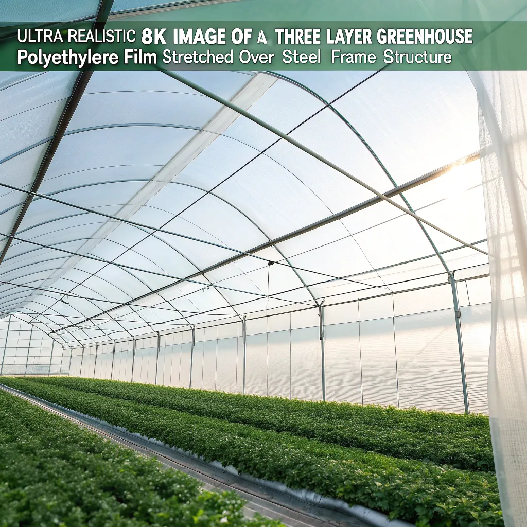 خرید و فروش نایلون گلخانه سه لایه مقاوم در برابر UV