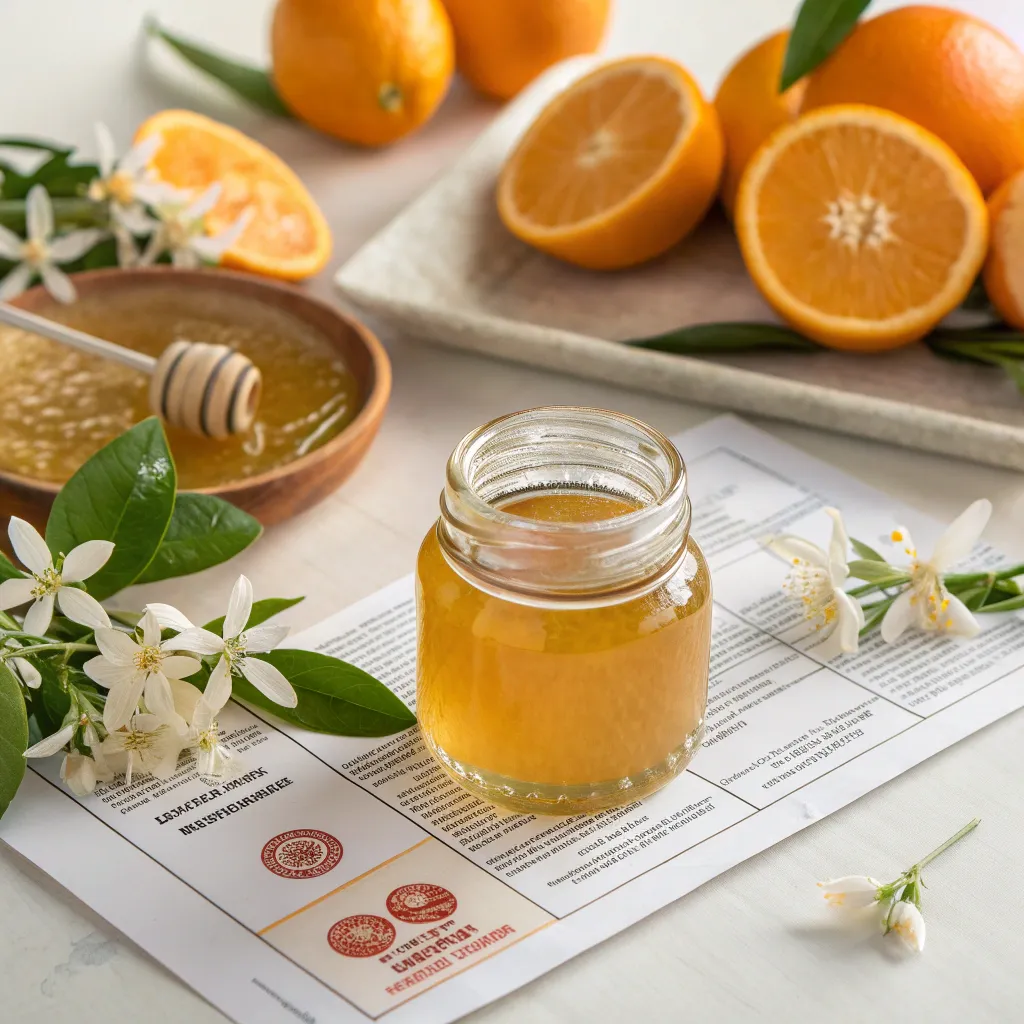 خرید و قیمت عسل بهار نارنج طبیعی با برگه آزمایش معتبر