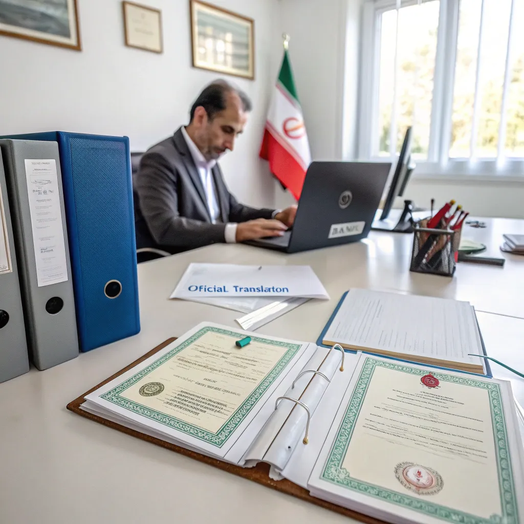دارالترجمه رسمی با ترجمه فوری گواهی تمکن مالی بانکی
