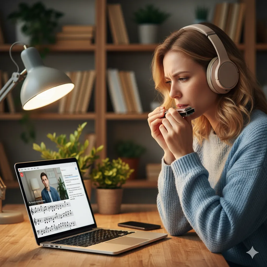 دوره آنلاین هارمونیکا با پشتیبانی رفع اشکال 1 دوره آنلاین هارمونیکا با پشتیبانی رفع اشکال