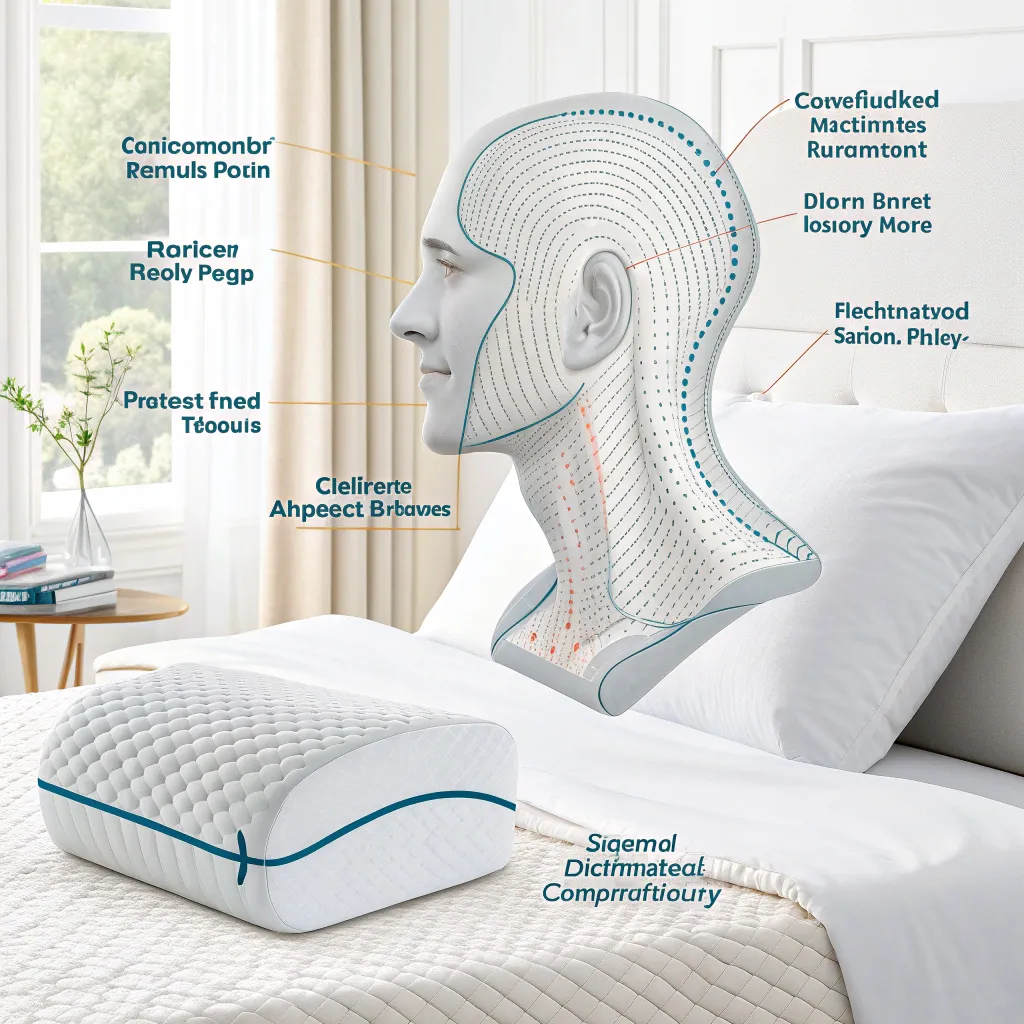 راهنمای ارگونومیک بالش برای کاهش درد گردن 1 ارگونومیک بالش برای کاهش درد گردن 2
