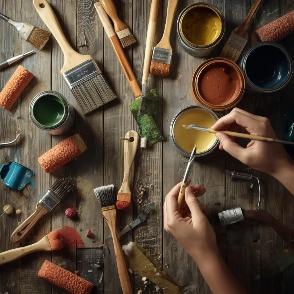 راهنمای انتخاب قلمو و غلطک برای هر نوع رنگ