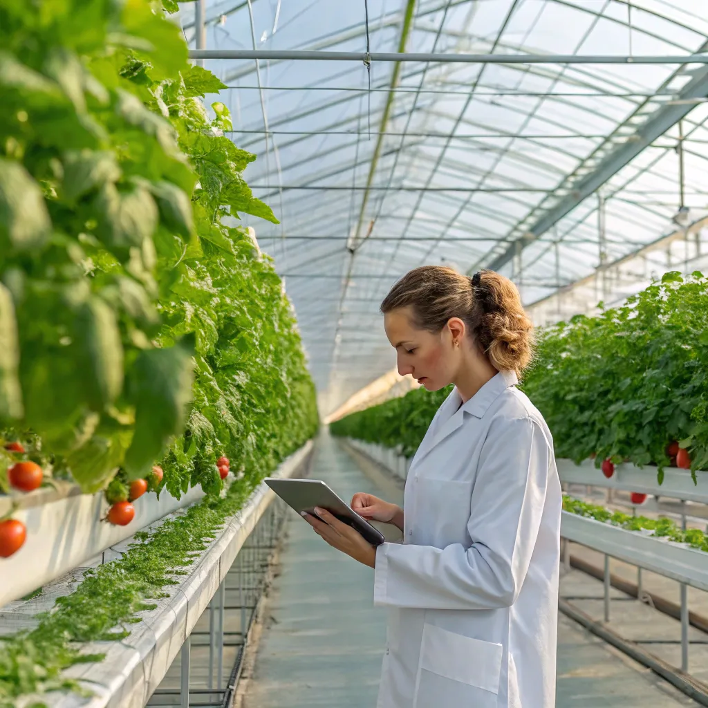 رشد گیاهان گلخانه با سیستمهای اتوماتیک CO2