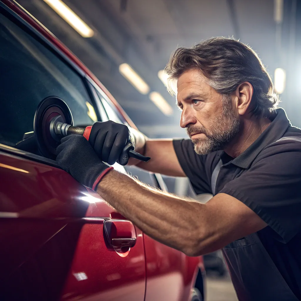 رفع فرورفتگی خودرو با کیت DentMaster 1 فرورفتگی خودرو با کیت DentMaster 2