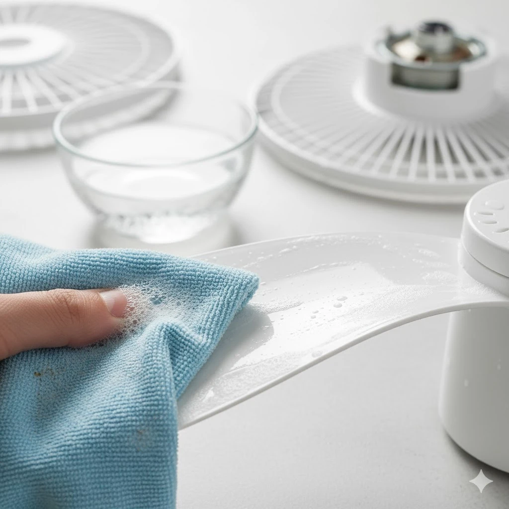 روش تمیز کردن حرفه ای پنکه بدون آسیب