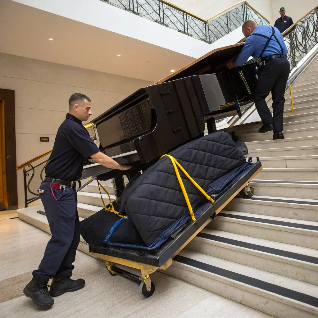 روش جابجایی پیانو به خانه جدید بدون آسیب دیدن