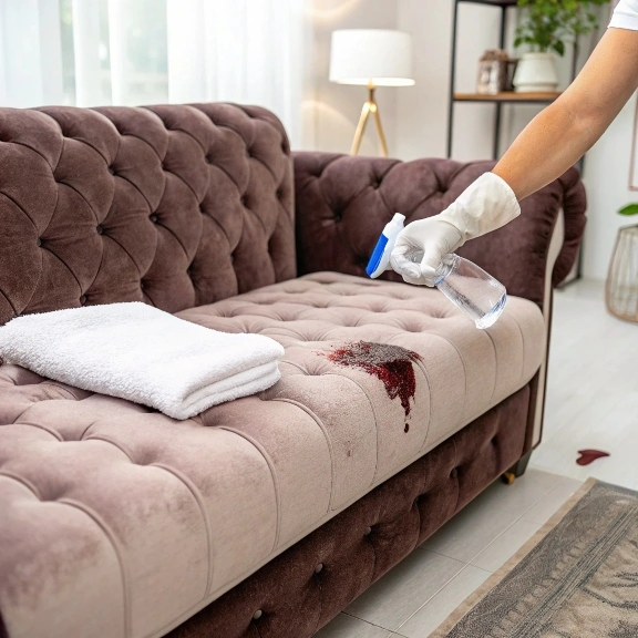 روش های از بین بردن لکه های سخت از روی مبل